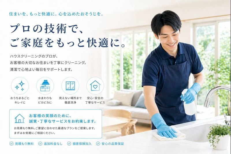 浴室クリーニング プロスタッフ作業