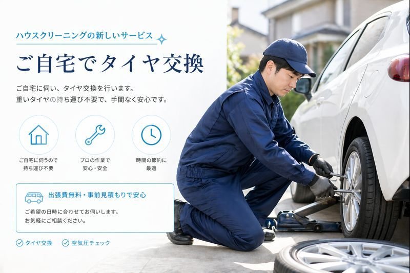 タイヤ交換 出張サービス