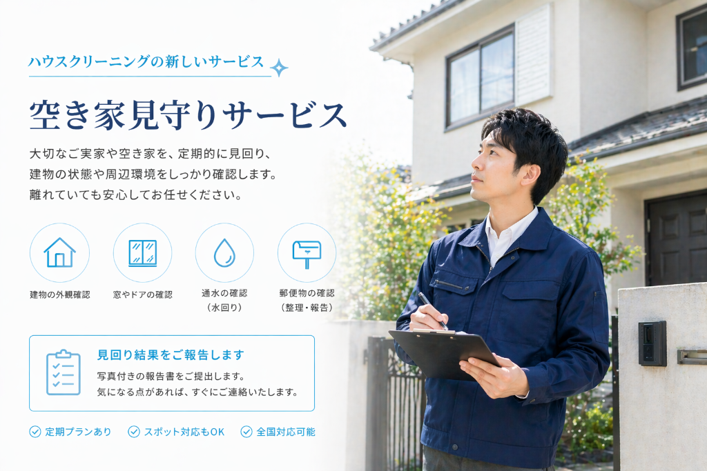 空き家見守り 巡回点検